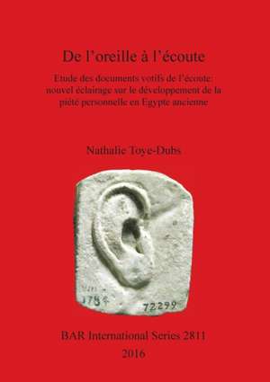 De l'oreille à l'écoute de Nathalie Toye-Dubs