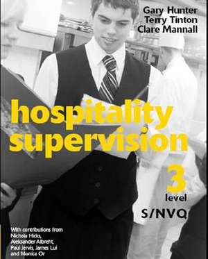 Hospitality Supervision S/NVQ Level 3 de Clare Mannall