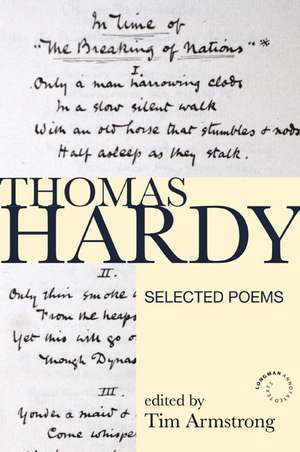 Thomas Hardy: Selected Poems de Tim Armstrong