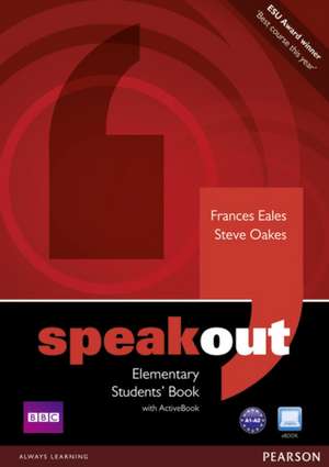 Speakout Elementary Students' Book (with DVD / Active Book) de Frances Eales