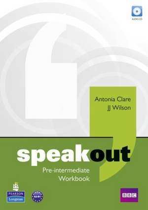 Speakout Pre Intermediate Workbook no Key and Audio CD Pack de Antonia Clare