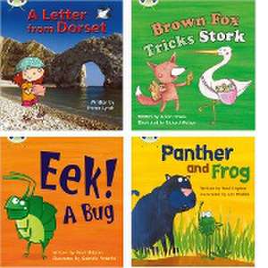 Learn to Read at Home with Bug Club Phonics: Pack 5 (Pack of 4 reading books with 3 fiction and 1 non-fiction) de Alison Hawes