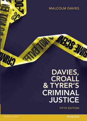 Criminal Justice de Malcolm Davies