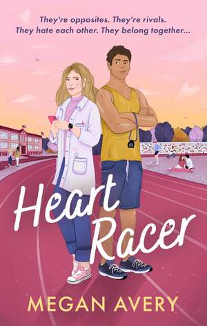 Heart Racer: STEM meets sports romance in this spicy, slow-burn, nerd/jock, academic rivals rom com de Megan Avery