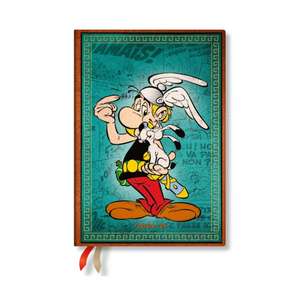 Asterix the Gaul (The Adventures of Asterix) Midi 12-month Horizontal Hardback Dayplanner 2025 (Elastic Band Closure) de Paperblanks