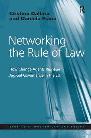 Networking the Rule of Law: How Change Agents Reshape Judicial Governance in the EU de Cristina Dallara