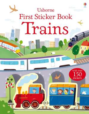 First Sticker Book Trains de Sam Taplin