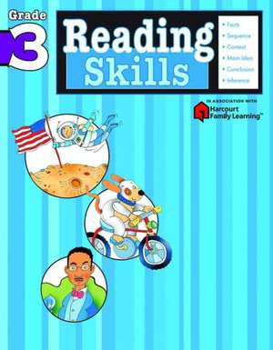 Reading Skills: Grade 3 (Flash Kids Harcourt Family Learning) de Flash Kids Editors