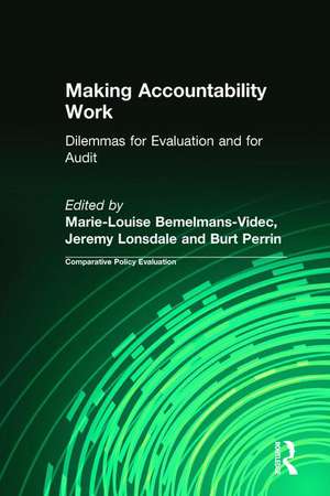 Making Accountability Work de Marie-Louise Bemelmans-Videc