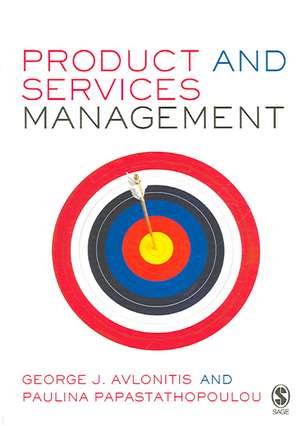 Product and Services Management de George J Avlonitis