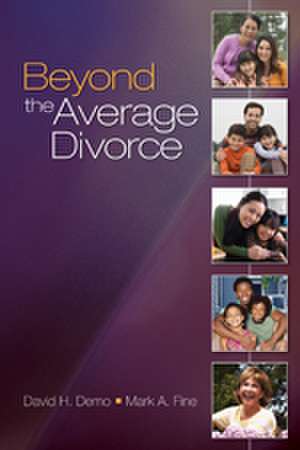 Beyond the Average Divorce de David Demo