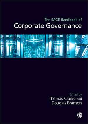 The SAGE Handbook of Corporate Governance de Thomas Clarke