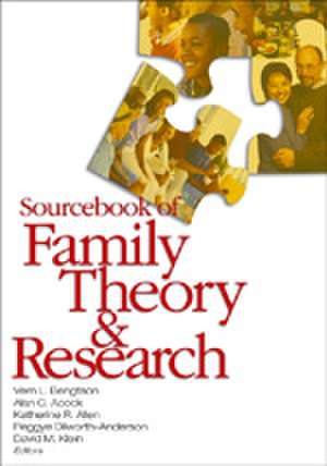 Sourcebook of Family Theory and Research de Vern L. Bengston