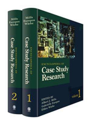 Encyclopedia of Case Study Research de Albert J Mills