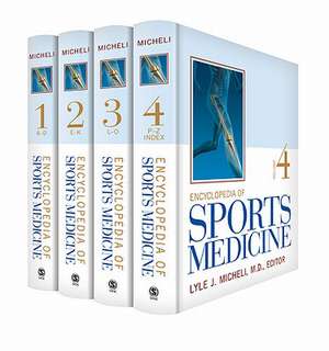 Encyclopedia of Sports Medicine de Lyle J. Micheli, M.D.