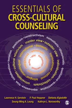 Essentials of Cross-Cultural Counseling de Lawrence H. Gerstein