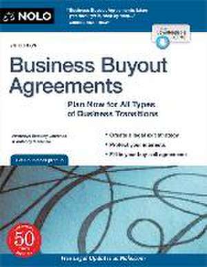 Business Buyout Agreements: Plan Now for All Types of Business Transitions de Bethany Laurence