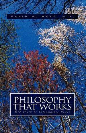 Philosophy That Works de David M. Wolf MA