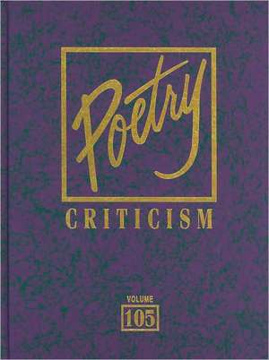 Poetry Criticism de Gale