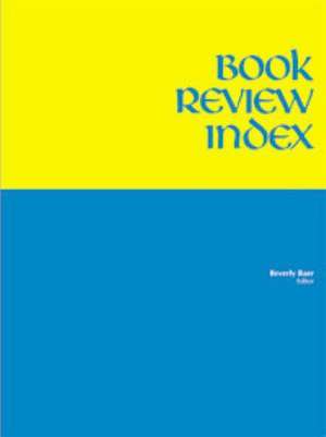 Book Review Index de Gale Editor