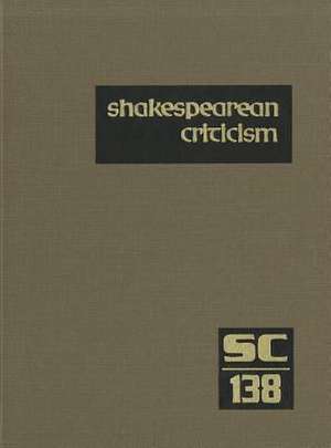 Shakespearean Criticism de Michelle Lee