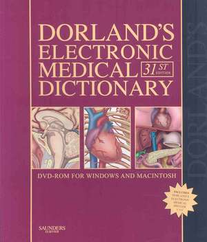 Dorland's Electronic Medical Dictionary DVD-ROM de Dorland