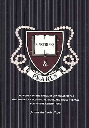 Pinstripes & Pearls de Judith Richards Hope