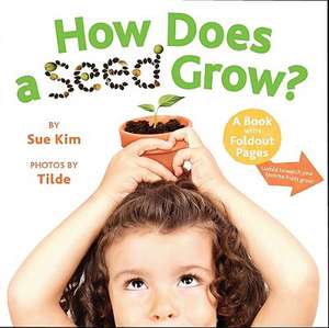 How Does a Seed Grow?: A Book with Foldout Pages de Sue Kim