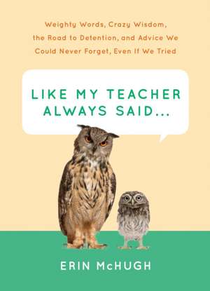 Like My Teacher Always Said... de Erin McHugh