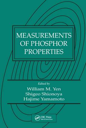 Measurements of Phosphor Properties de William M. Yen