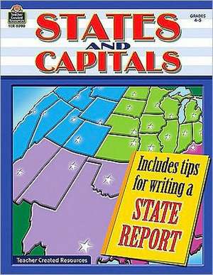 States and Capitals, Grades 4-5 de Ruth Foster