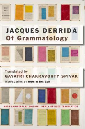 Of Grammatology de Jacques Derrida