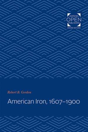 American Iron, 1607–1900 de Robert B. Gordon