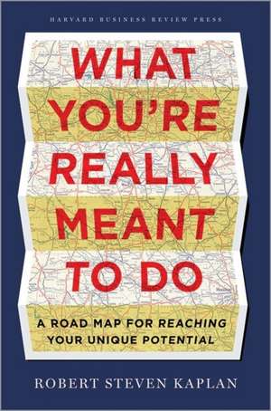 What You're Really Meant to Do: A Road Map for Reaching Your Unique Potential de Robert Steven Kaplan