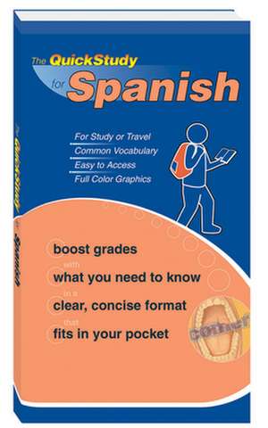 The QuickStudy for Spanish de BarCharts Inc