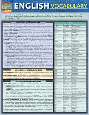 English Vocabulary de BarCharts Inc