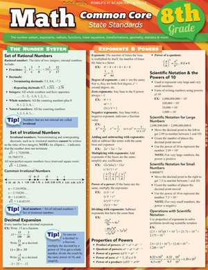 Math Common Core State Standards, Grade 8 de Peggy Warren