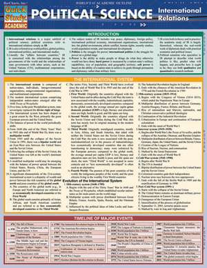 Political Science: Int'l Relations de BarCharts Inc