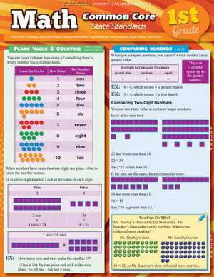 Math Common Core 1st Grade de BarCharts Inc