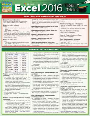 Microsoft Excel 2016 Tips & Tricks de BarCharts Inc