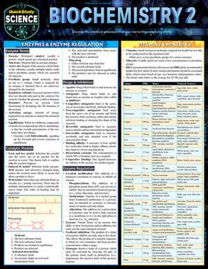 Biochemistry 2 de Barcharts Inc