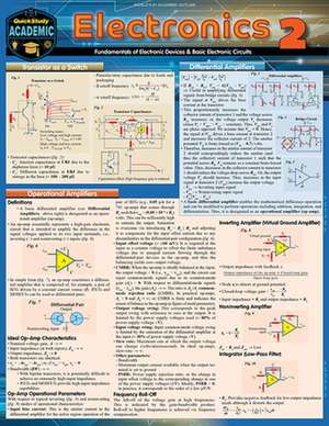 Electronics 2: A Quickstudy Laminated Reference de Kunal Kothari