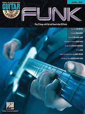 Funk Guitar Play-Along Volume 52 Book/Online Audio