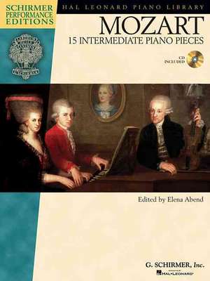 Mozart 15 Intermediate Piano Pieces de Elena Abend