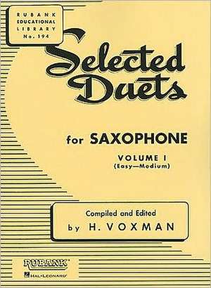 Selected Duets for Saxophone de H. Voxman