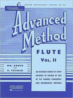 Rubank Advanced Method: Flute, Vol. II de H. Voxman