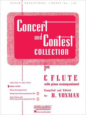 Concert and Contest Collection for C Flute de H. Voxman