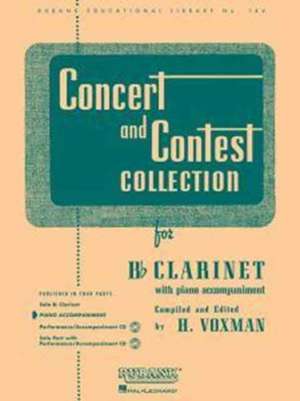 Concert and Contest Collection for BB Clarinet de H. Voxman