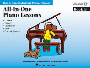 All-In-One Piano Lessons Book B: International Edition de Hal Leonard Publishing Corporation