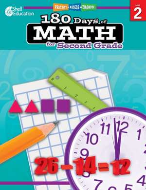 180 Days of Math for Second Grade [With CDROM] de Jodene Smith